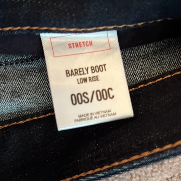 Express dark washed jeans “barely boot” - Picture 3 of 3